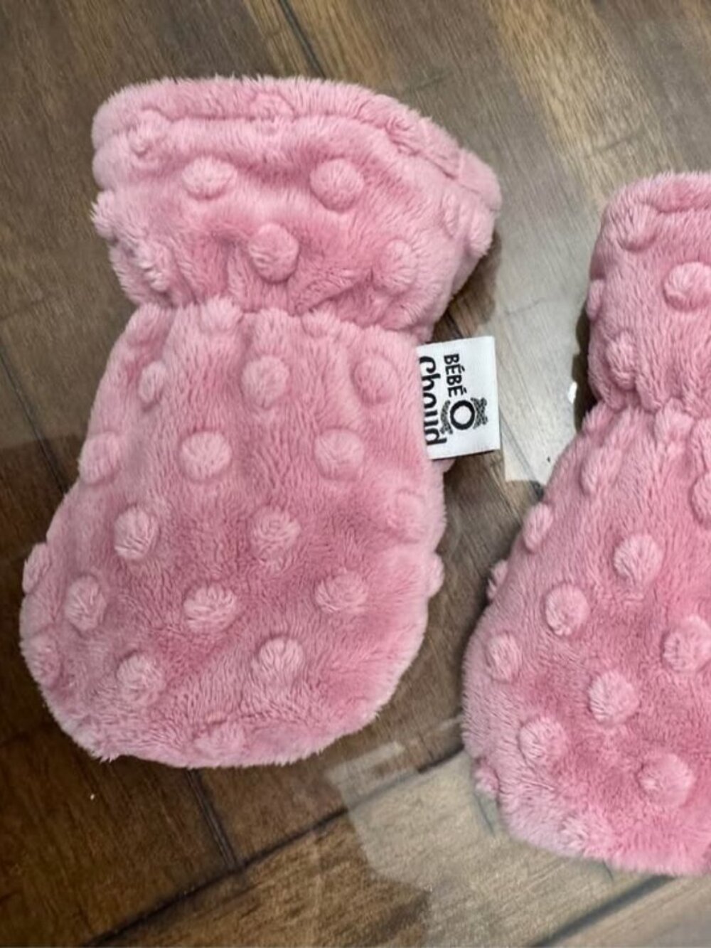Bebe o chaud warm thumbless baby mittens